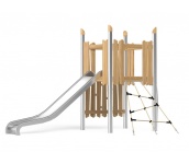 Robinia, robinio, design, leikkipuisto, leikkiväline, kiipeilyteline, liukumäki, akaasia